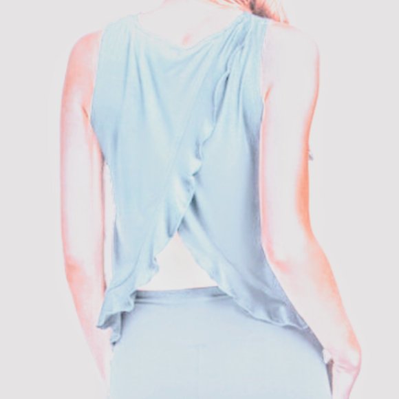 Brand New Vasana Open Back Flutter Tank Top - Picture 1 of 6